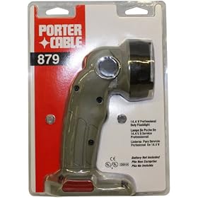 Porter Cable 879 14.4-Volt Tilting Head Flashlight, No Battery