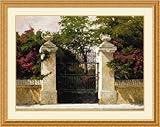 IMAGE OF Reja Colonial Framed Art Print by Poch Romeu, 49.95 in. x 39.95 in. Framed