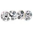 Silhouette Salad Plate Set of 4 - 8"