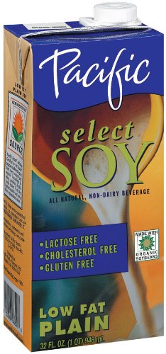 Pacific Natural Foods Select Soy, Low Fat Plain, 32-Ounce (Pack of 12)