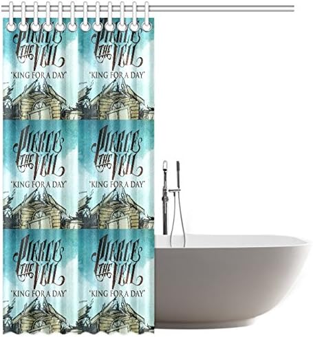 MOXUR Pierce The Veil Shower Curtain 60"x72" - Waterproof Polyester Fabric