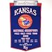 KANSAS JAYHAWKS BASKETBALL WOOL CHAMPIONSHIP BANNER! KU