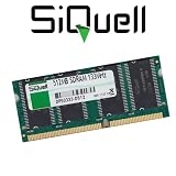Produkt-Bild: SiQuell 512MB SDRAM 133MHz (PC-133) SO.Dimm Arbeitsspeicher RAM Memory
