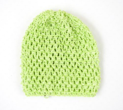 Ema Jane (Light Green) Super Soft Waffle Crochet Beanie Hat for Baby