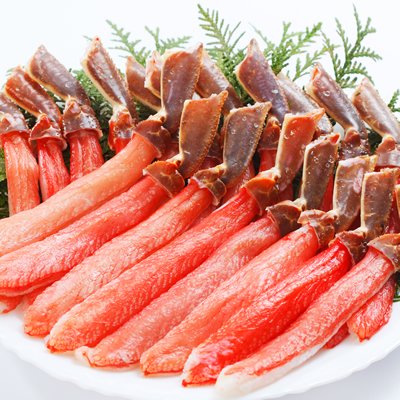 かに問屋 札幌蟹販 【5L】 ズワイガニ 棒肉 1.0kg (31～40本入り)