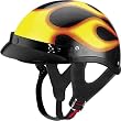 Cyber Flames U-70 Cruiser Motorcycle Helmet - Flame