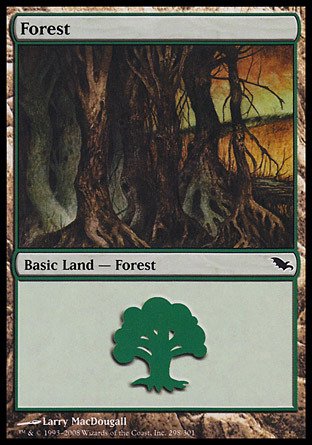 Magic: the Gathering - Forest (298) - Shadowmoor - Foil
