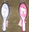 Pink or Purple Cushioned Hello Kitty Hair Brush