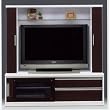 32インチ対応 32型対応カジュアル 150cm幅ハイタイプテレビボードテレビ台・TV台・TVボード・テレビ台 ブラウン　フィール