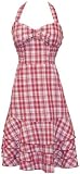 Rockabilly Plaid Halter Sundress