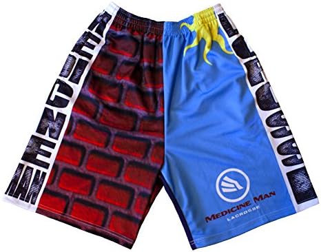 Medicine Man LacrosseMen's It Starts at The Wall Practice Lacrosse Shorts
