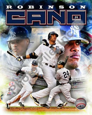 Robinson Cano - New York Yankees MLB 8x10 Photo (2010 portrait)