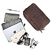 Polare Full Grain Leather Men Purse Wallet Clutch Pouch Handbag Wrist Bag Shoulder Bag
