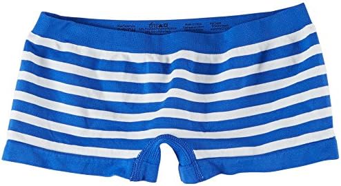 Wurl Striped Seamless Boyshort Panties Medium Blue stripe