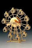 Ferris Wheel Swarovski Crystal 24k Gold Plated Figure