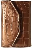 New Arrival! Crocodile Print Cell Phone Wallet/Wristlet-Metallic Bronze!