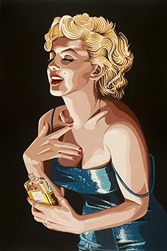Buyartforless Chanel No. 5 by Karl Black 18x12 Art Print Poster Wall Decor Marilyn Monroe Vintage Poster City Hollywood Collectable Memorabilia Marilyn Chanel