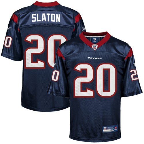 Reebok Houston Texans Steve Slaton Replica Jersey Small