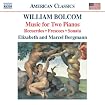 William Bolcom: Music for Two Pianos