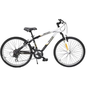 Reebok Boys Fantom Bike - White/Black, 24-Inch