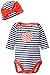 Gerber Girls' Baby-Newborn Two-Piece Bodysuit and Cap Set