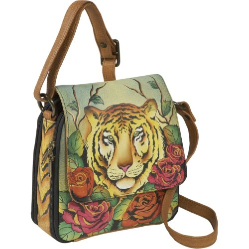 Anuschka Triple Compartment Crossbody in Love