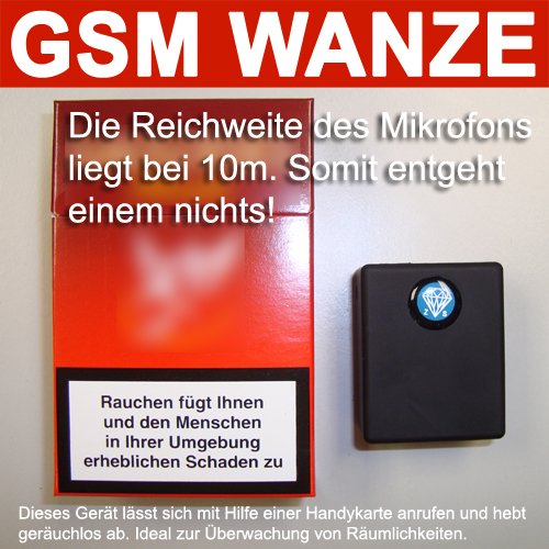 Neu: GSM Spy Bug Überwachungs und Abhörgerät Spion