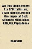Wu-Tang Clan Members: Rza, Ol Dirty Bastard, U-God, Raekwon, Method Man, Inspectah Deck, Ghostface Killah, Masta Killa, Gza, Cappadonna