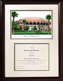 Arizona State Sun Devils Framed Scholar Diploma Frame with Lithograph