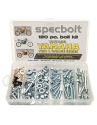 Home Improvement: 120pc Specbolt Yamaha vintage YZ IT Bolt Kit 125 175 200 250 400 425 465 490 500 Maintenance Restoration YZ125 IT175 IT200 YZ250 IT250 MX360 YZ400 IT400 IT425 YZ465 IT465 YZ490 IT490 WR500 MX DT GT WR - Specbolt