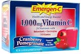 Alacer - Emergen-C Cranberry Pomegranate, 1000 mg, 30 packets