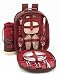 Kitchen & Housewares : Picnic at Ascot - Windsor Backpack for 2 - Red