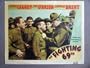 DV16 Fighting 69th JAMES CAGNEY/O'BRIEN 1940 Lobby Card.  Here's a terrific lobby card from the original release of FIGHTING 69th featuring a great image of JIMMY CAGNEY and PAT OBRIEN.    Lobby card is in VERY GOOD-condition. A few pinholes, some knicks and a 1" repaired edge tear on the right border, a chip on the lower border has been replaced,  no stains.