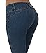 Style 3025 - Colombian Design Butt lift, Levanta Cola, Straight Leg Jeans