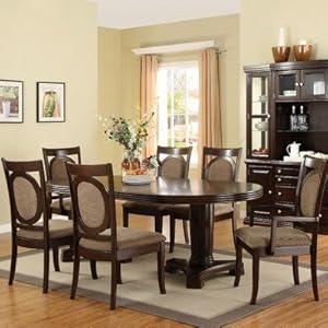 Regan Dining Table in Dark Walnut