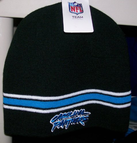 Carolina Panther Two Tone Beanie Skull Cap Hat