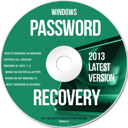 Windows Password Reset & Recovery Disk for Desktop and Laptop (32bit and 64bit) - [2013 Latest Version]