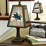 NHL San Jose Sharks Art-Glass Table Lamp
