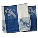Lobster Jacquard Delphinium 55x55 Tablecloth