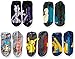 Pokemon Big Boys 5Pk No Show Socks, Assorted Dark, 6-8.5