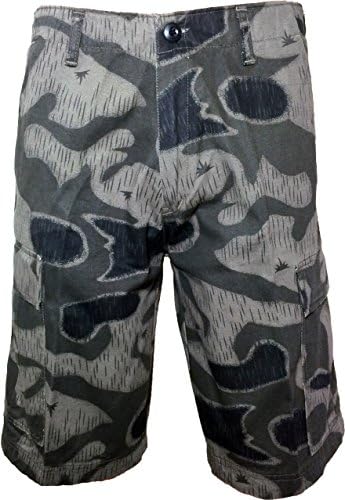 Ranger Return Men's Camo Military BDU Shorts WW2 German Camo (Small)