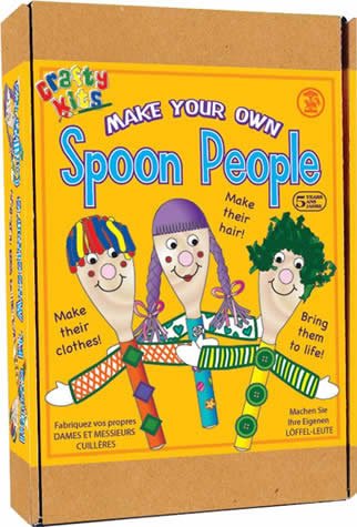 Childrens Toyshop  Toys : Make Your Own Spoon People