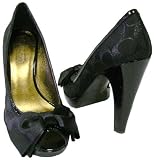 Coach Daisey Black Signature Pumps