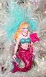 December Diamonds Peacock Mermaid Tiffany Gay Pride Christmas Ornament #06-06121