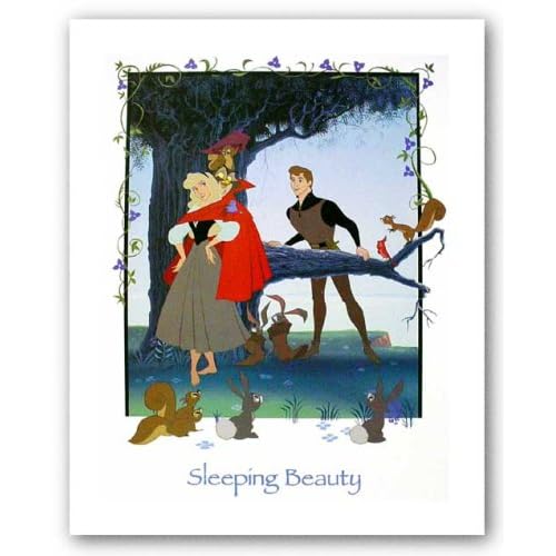 Sleeping Beauty by Walt Disney Art Print Poster