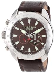 Android Unisex AD647ABN Velocity Lefty Chronograph Tachymeter Indicators on Bezel Watch