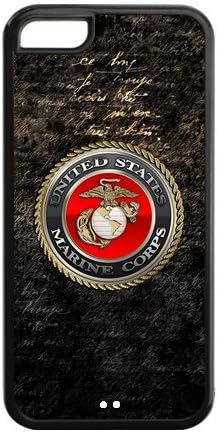 Cool Personalized US Marine Corps Hard TPU Rubber iPhone 5C Case Cover