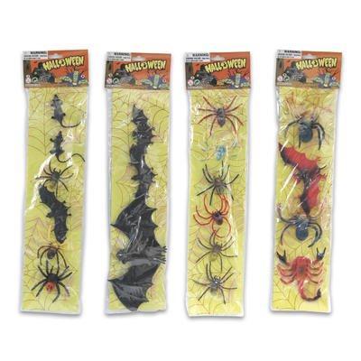 4pk Halloween Scary Window Decorations
