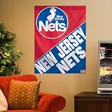 NBA New Jersey Nets 27'' x 37'' Vintage Vertical Banner Flag
