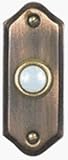Heath Zenith 923-B Traditional Decor Series Wired Lighted Push Button, Brass with Pewter Finish
